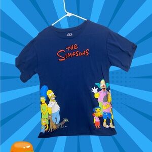 Freeze Navy Blue The Simpsons Kids T-Shirt